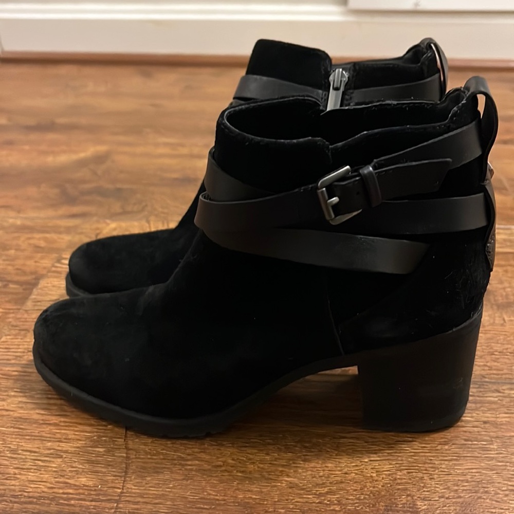 Sam Edelman Black Suede Booties